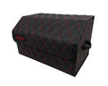KIUSAR Elite Diamond-Stitched Trunk Organizer